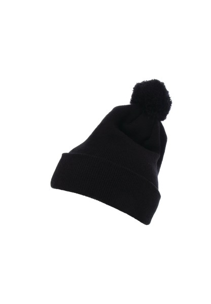 Cuffed Pom Pom Knit Beanie 1501P