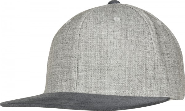 6089VM Melange Velour Yupoong Snap Back Cap