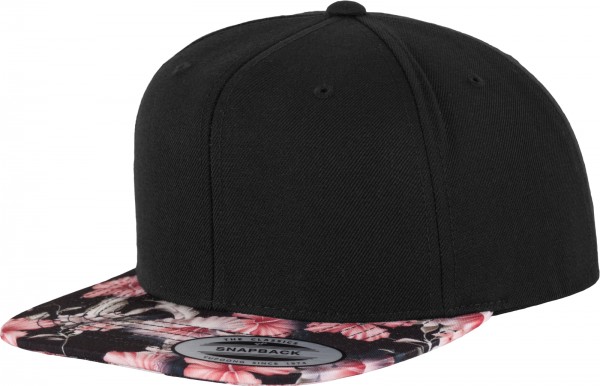 6089F Floral Snapback