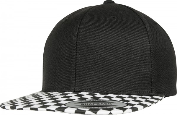 6089CB Checker Board Yupoong Snap Back Cap